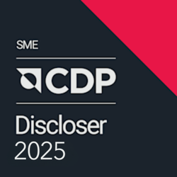 CDP Badge Discloser 2025 SME logo